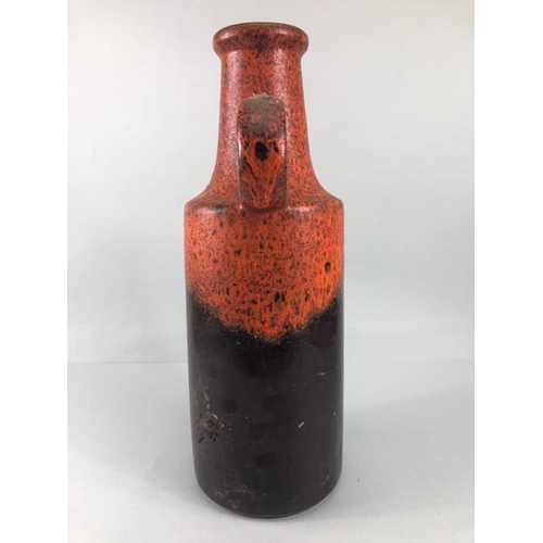 141 - German Pottery, mid 20th Century West German Lava glaze jug vase approximately 41cm high