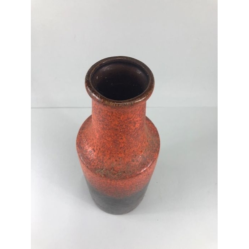 141 - German Pottery, mid 20th Century West German Lava glaze jug vase approximately 41cm high