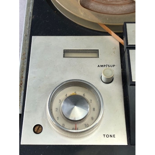 144 - Mid 20th century Ferguson reel to reel tape deck and speakers, A.F