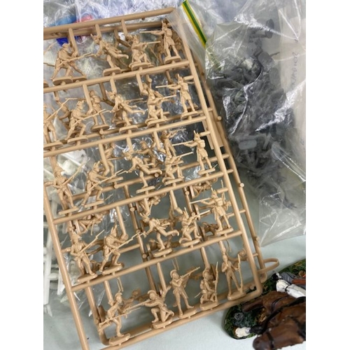 200 - Military model kit/ gaming interest, quantity of military figures relating to the peninsular wars, a... 