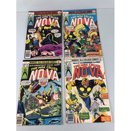 282 - Marvel comics, a collection of comics from the 1970s featuring A Man Called Nova, issues 1-24 number... 