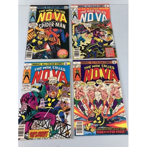 282 - Marvel comics, a collection of comics from the 1970s featuring A Man Called Nova, issues 1-24 number... 