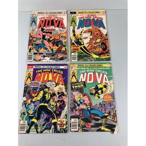 282 - Marvel comics, a collection of comics from the 1970s featuring A Man Called Nova, issues 1-24 number... 