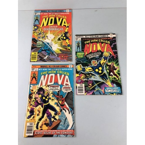 282 - Marvel comics, a collection of comics from the 1970s featuring A Man Called Nova, issues 1-24 number... 