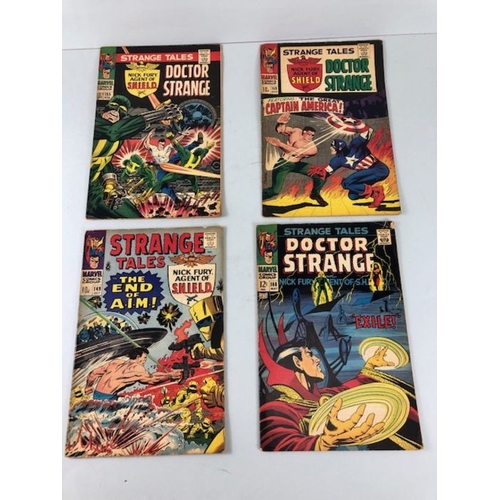 283 - Marvel comics ,Collection of comics from the 1960s and 70s  featuring Doctor strange  random numbers... 