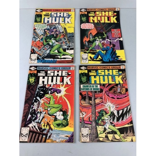 288 - Marvel Comics , collection of comics from the 1980s featuring She Hulk, numbers 2-20 ( 8,19 missing)... 