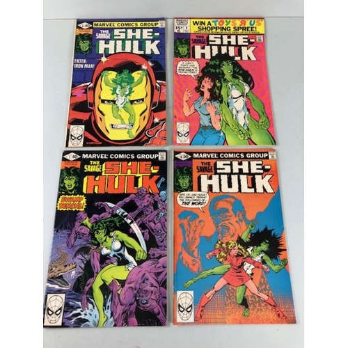 288 - Marvel Comics , collection of comics from the 1980s featuring She Hulk, numbers 2-20 ( 8,19 missing)... 