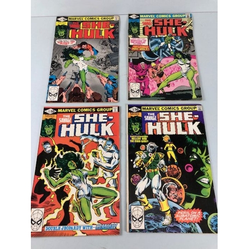 288 - Marvel Comics , collection of comics from the 1980s featuring She Hulk, numbers 2-20 ( 8,19 missing)... 