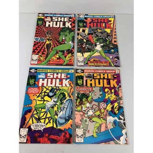 288 - Marvel Comics , collection of comics from the 1980s featuring She Hulk, numbers 2-20 ( 8,19 missing)... 