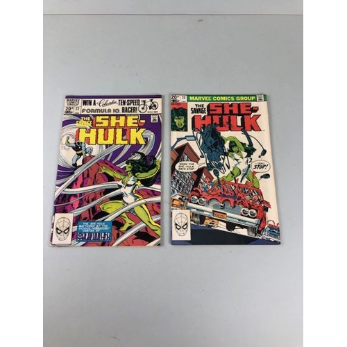 288 - Marvel Comics , collection of comics from the 1980s featuring She Hulk, numbers 2-20 ( 8,19 missing)... 