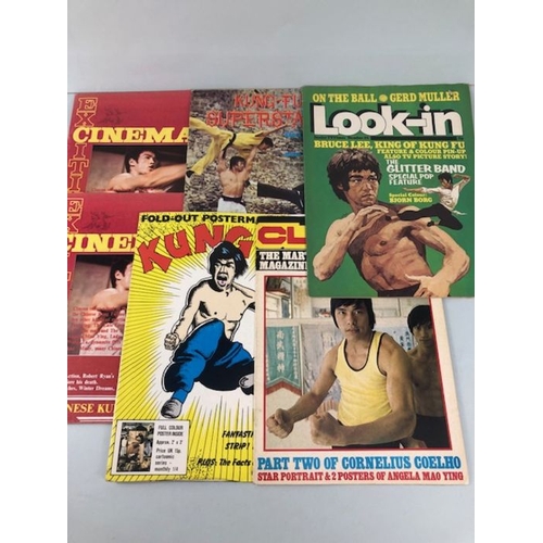 290 - Kung Fu Magazines, a collection of vintage magazines relating to Bruce lee and Kung Fu martial arts ... 