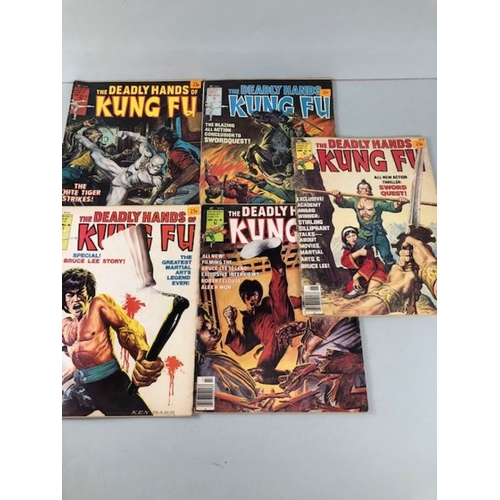 290 - Kung Fu Magazines, a collection of vintage magazines relating to Bruce lee and Kung Fu martial arts ... 