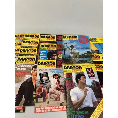 290 - Kung Fu Magazines, a collection of vintage magazines relating to Bruce lee and Kung Fu martial arts ... 