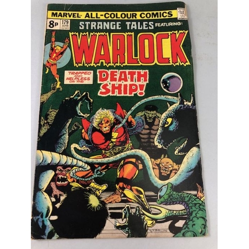 293 - Marvel Comics, a collection of comics featuring Warlock  issues 9-15 and 178-181,  including the pre... 