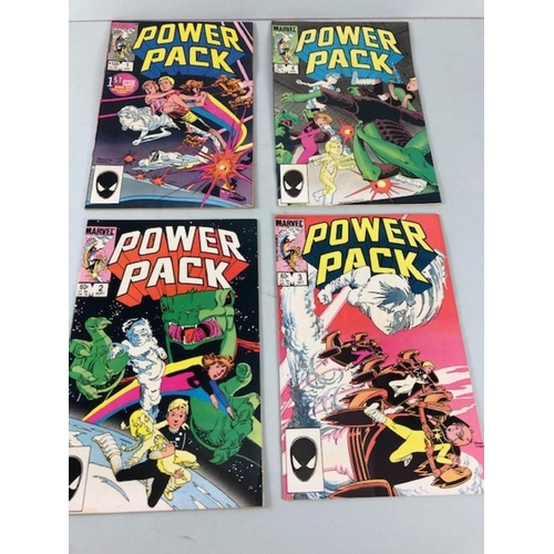 294 - Marvel Comics , a  varied collection  to include several premieres, 1980s Power Pack 1-4, The Moon K... 