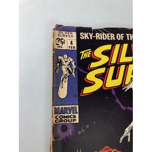 296 - Marvel Comics, collection of comics featuring The Silver Surfer,  from the 60s 70s 80s 90s , numbers... 