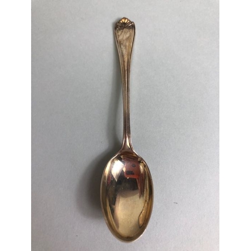 3 - Set of six boxed hallmarked Silver spoons for Sheffield by maker Cooper Brothers & Sons Ltd