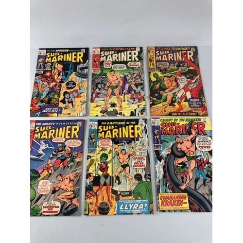 300 - Marvel Comics, collection of comic books featuring Sub-Mariner from the 1970s, U.S and English editi... 