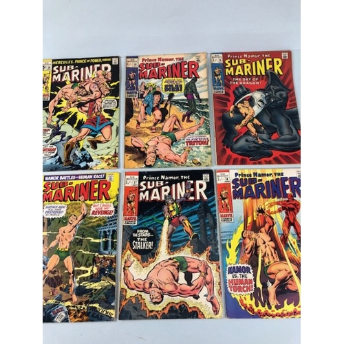 300 - Marvel Comics, collection of comic books featuring Sub-Mariner from the 1970s, U.S and English editi... 