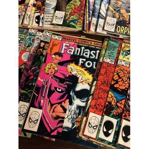 303 - Marvel Comics, a collection of Marvel Comics  from the 1980s, featuring the Fantastic Four numbers 2... 