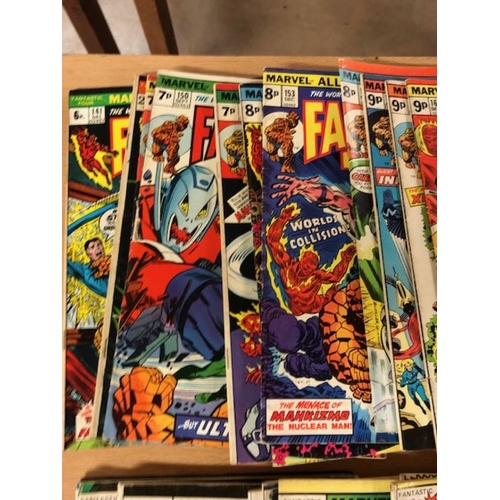 304 - Marvel Comics, a collection of Marvel Comics featuring The Fantastic Four from the1970s and 80s  num... 