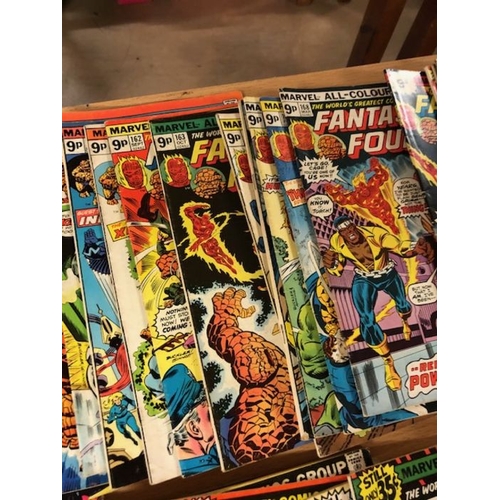 304 - Marvel Comics, a collection of Marvel Comics featuring The Fantastic Four from the1970s and 80s  num... 