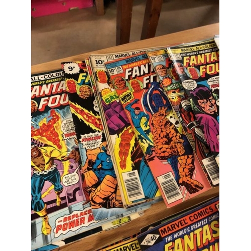 304 - Marvel Comics, a collection of Marvel Comics featuring The Fantastic Four from the1970s and 80s  num... 