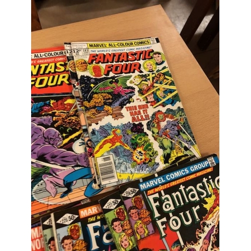 304 - Marvel Comics, a collection of Marvel Comics featuring The Fantastic Four from the1970s and 80s  num... 