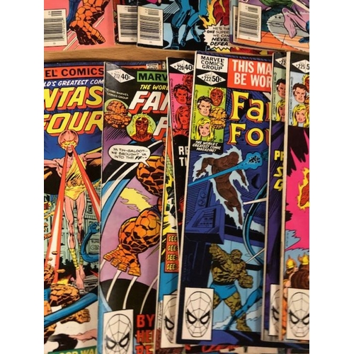 304 - Marvel Comics, a collection of Marvel Comics featuring The Fantastic Four from the1970s and 80s  num... 