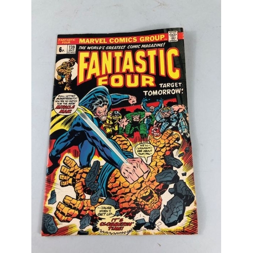 305 - Marvel comics, a collection of comics featuring the Fantastic Four from the 1970s, numbers 115 throu... 