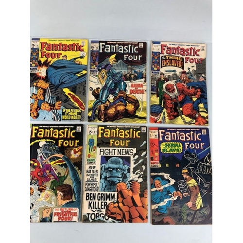 306 - Marvel Comics, collection of Marvel Comics Relating to The Fantastic Four, from the 1960s ,70s numbe... 