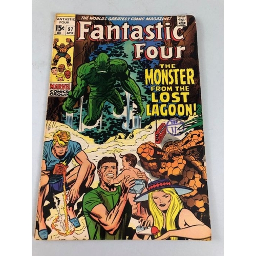 306 - Marvel Comics, collection of Marvel Comics Relating to The Fantastic Four, from the 1960s ,70s numbe... 