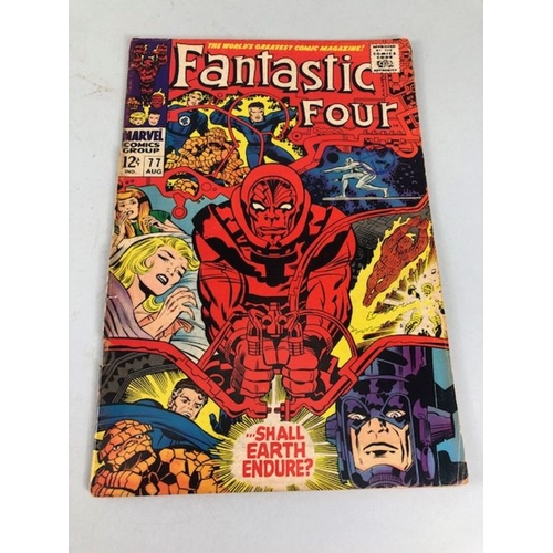 308 - Marvel Comics, collection of Marvel comics relating to the Fantastic four from the 1960s numbers 70 ... 