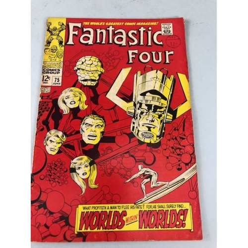 308 - Marvel Comics, collection of Marvel comics relating to the Fantastic four from the 1960s numbers 70 ... 