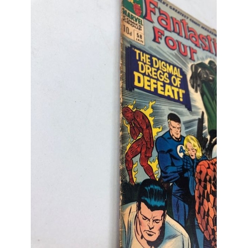 310 - Marvel Comics, collection of Marvel comics  featuring the Fantastic Four  from the  1960s   numbers ... 