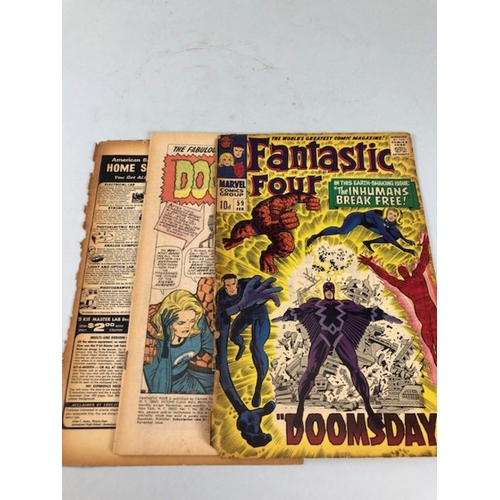 310 - Marvel Comics, collection of Marvel comics  featuring the Fantastic Four  from the  1960s   numbers ... 