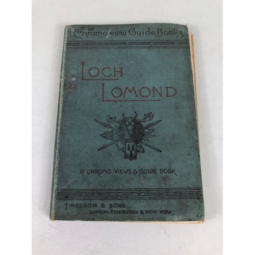 327 - Antique Travel book Interest, copy of Chromo View Guide books  Loch Lomond ,Philips County Readers o... 