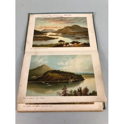 327 - Antique Travel book Interest, copy of Chromo View Guide books  Loch Lomond ,Philips County Readers o... 