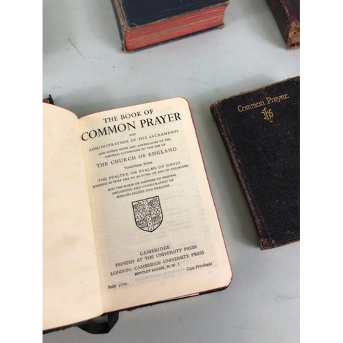 329 - Antique and Religious books, 9 copies of the bible and common prayer books, inc The Bible Hand book ... 