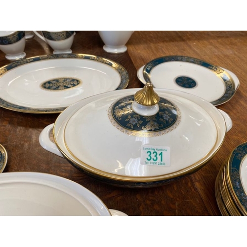 331 - Royal Doulton China,  partial Tea, Coffee, dinner services in Carlyle Design, comprising  tea plates... 