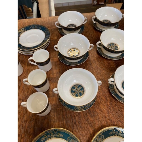 331 - Royal Doulton China,  partial Tea, Coffee, dinner services in Carlyle Design, comprising  tea plates... 