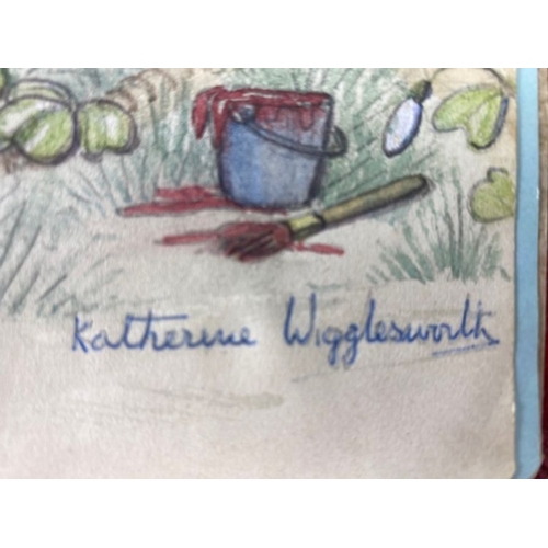 341 - Children's books, 2 books By Alison Uttley with illustrations by Katherine Wigglesworth and an Autog... 