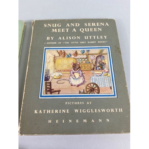 341 - Children's books, 2 books By Alison Uttley with illustrations by Katherine Wigglesworth and an Autog... 