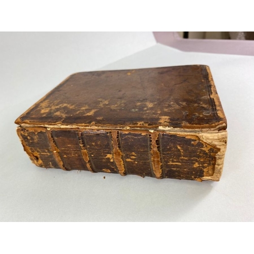 344 - Antique books, A Christian Dictionary, Thomas Wilson Third Edition 1622, with hand written notes fro... 