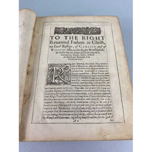 344 - Antique books, A Christian Dictionary, Thomas Wilson Third Edition 1622, with hand written notes fro... 