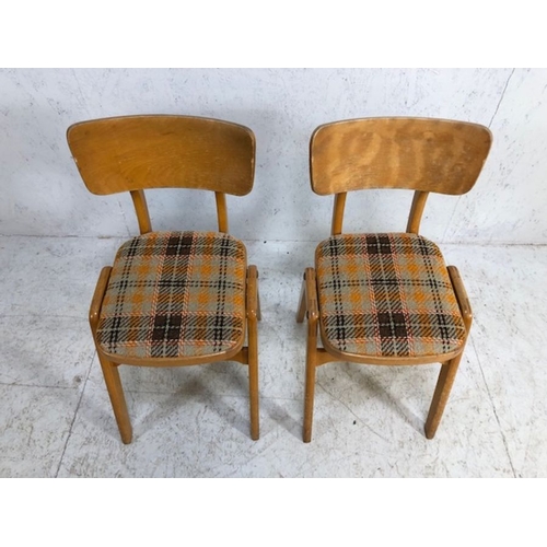 358 - Pair of upholstered Mid Century chairs