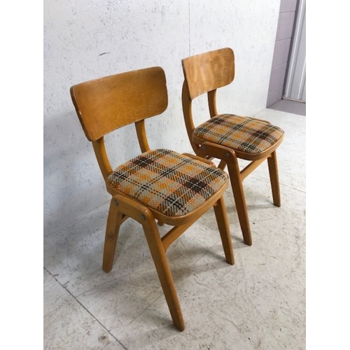 358 - Pair of upholstered Mid Century chairs