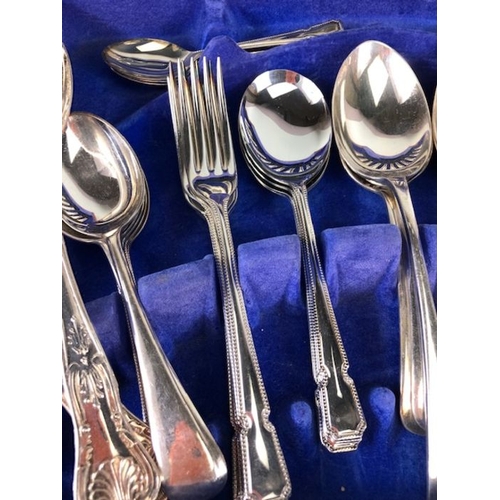 360 - Canteen of silver plated cutlery by Cooper Ludlan