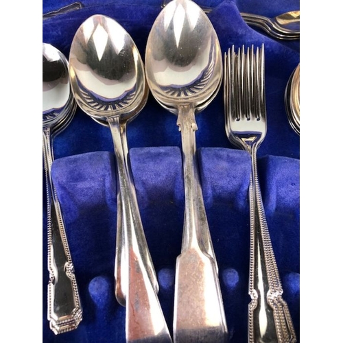 360 - Canteen of silver plated cutlery by Cooper Ludlan