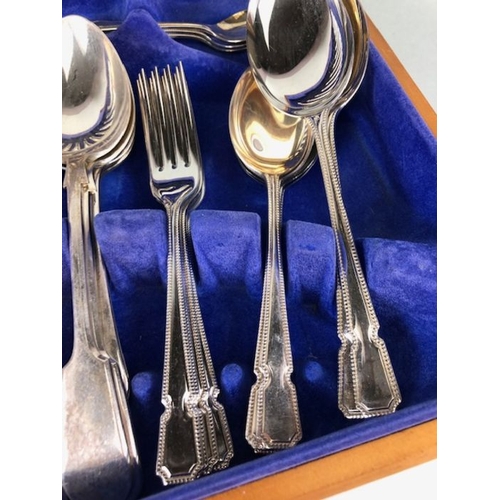 360 - Canteen of silver plated cutlery by Cooper Ludlan